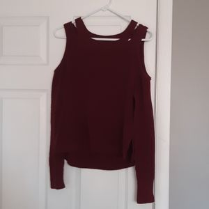 Wine Colored Hollister Sweater